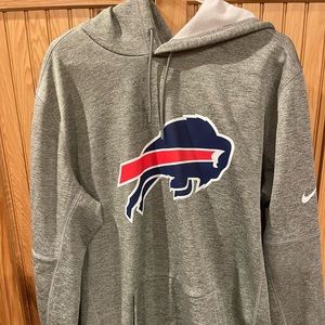 XL Buffalo Bills Nike Hoodie - Heathered Charcoal